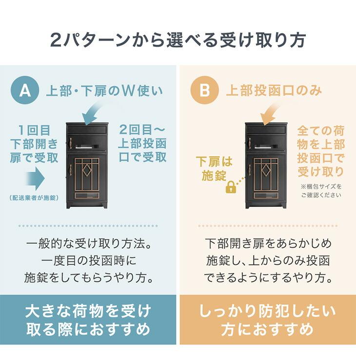 11日+5% 宅配ボックス 戸建 ポスト一体型 複数投函 大型 大容量 100L