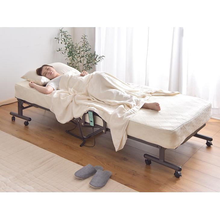 電動ベッド シングル ベッド リクライニングベッド 折りたたみ ボンネルコイル 介護 病院 看護 超大型商品11