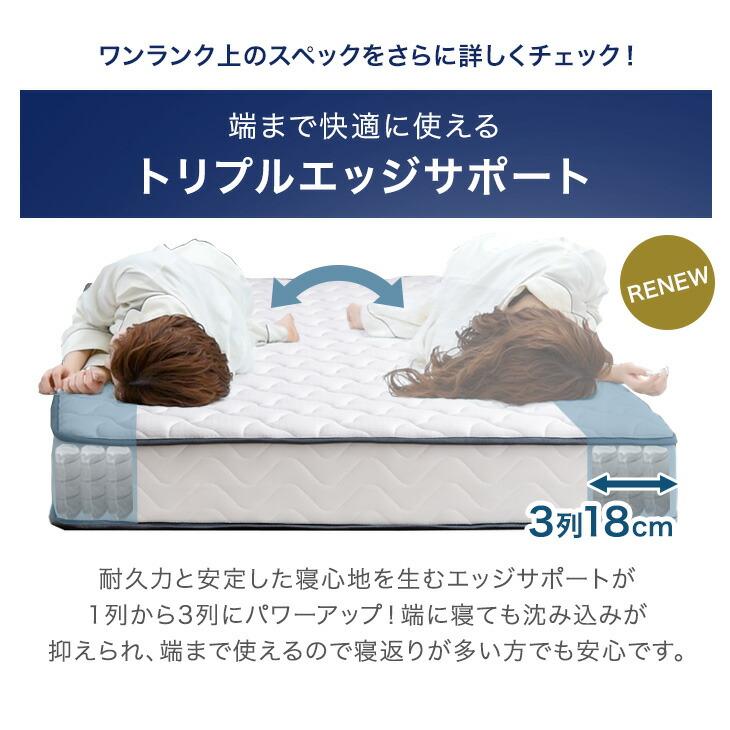 タンスのゲン 25日正午〜+3% マットレス シングル 厚み22cm 高反発