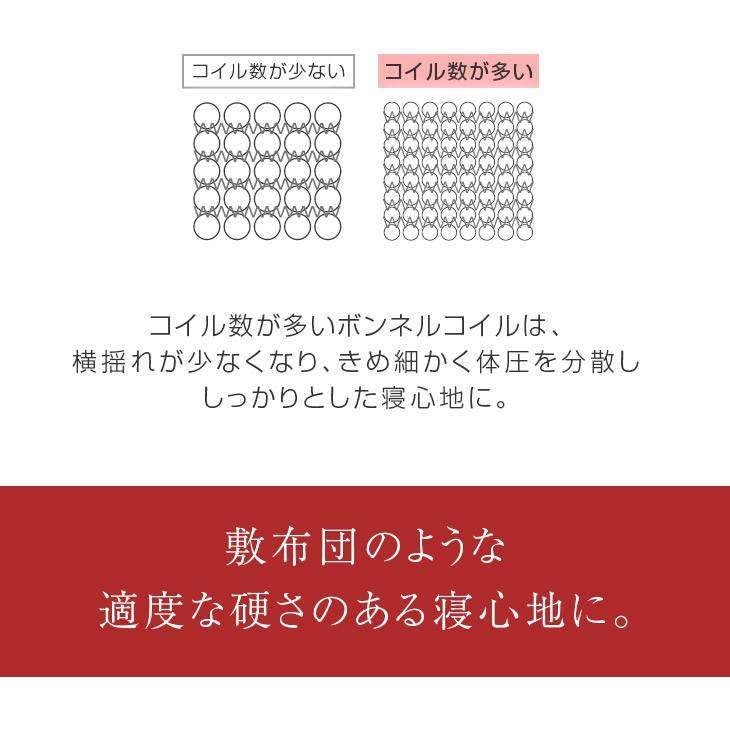 タンスのゲン 8日+5% マットレス セミシングル ボンネルコイル