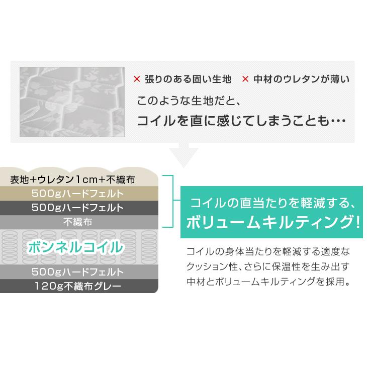 タンスのゲン 19日超お得 マットレス シングル ボンネルコイル
