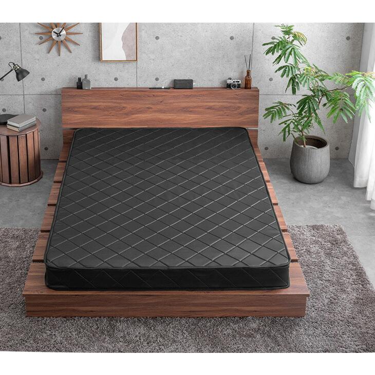 マットレス ダブル ポケットコイルマットレス 14cm厚 ベッドマット 薄型 柔らかめ 77500001 | タンスのゲン | 03