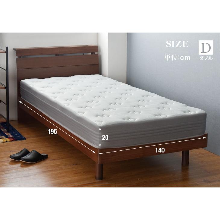 タンスのゲン マットレス 高反発 ダブル おしゃれ ボンネルコイル 消臭