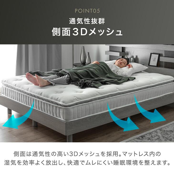 タンスのゲン 30日+5% マットレス クイーン ポケットコイルマットレス