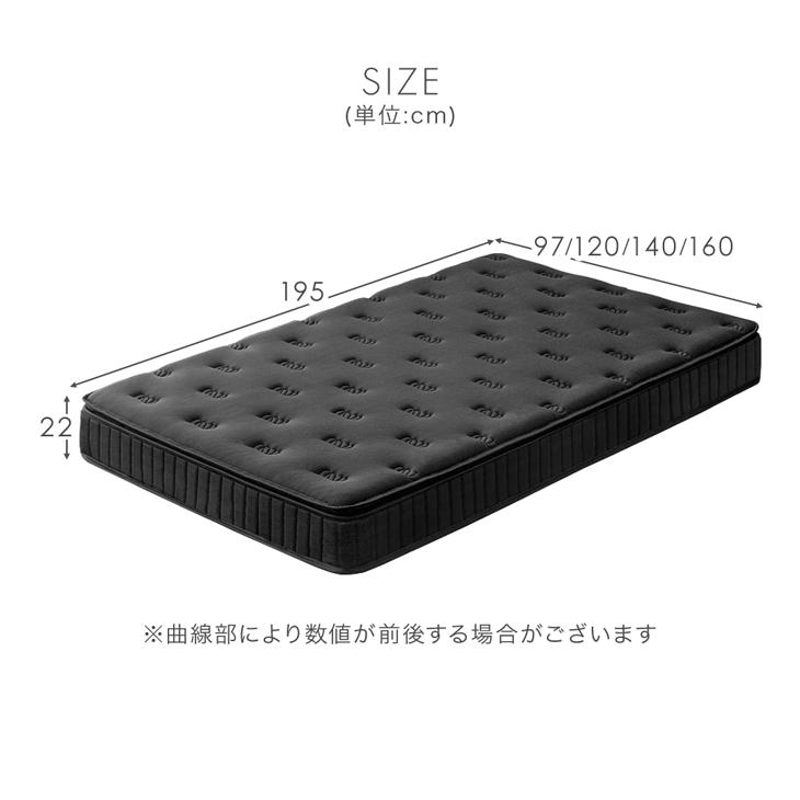 タンスのゲン マットレス クイーン ボンネルコイルマットレス 厚み22cm