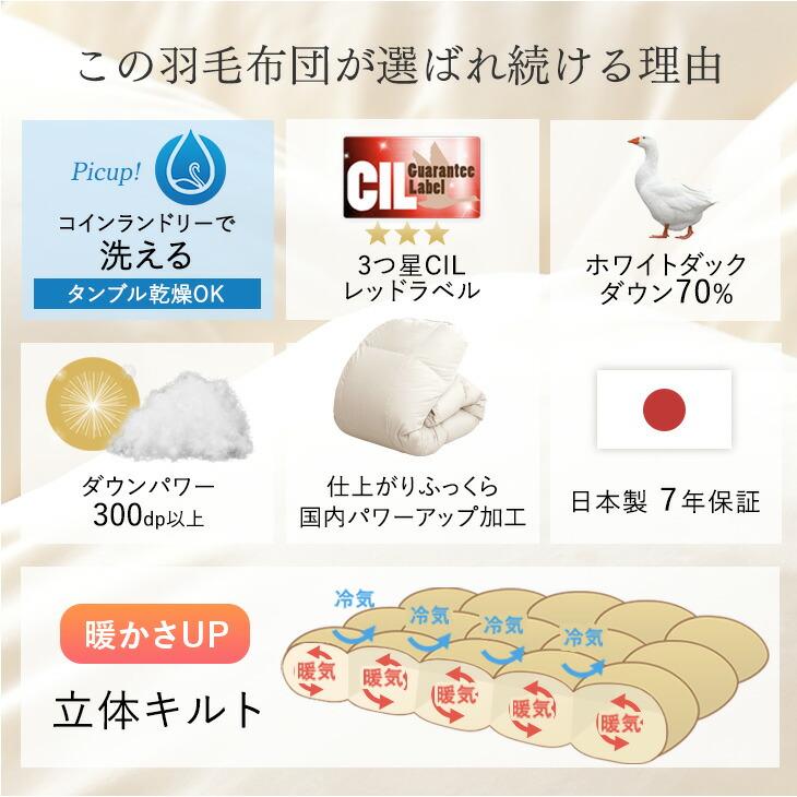 タンスのゲン 羽毛布団 シングル ロング 洗える 冬用 掛け布団 タンスのゲン 羽毛布団 シングル ロング 洗える 冬用 掛け布団