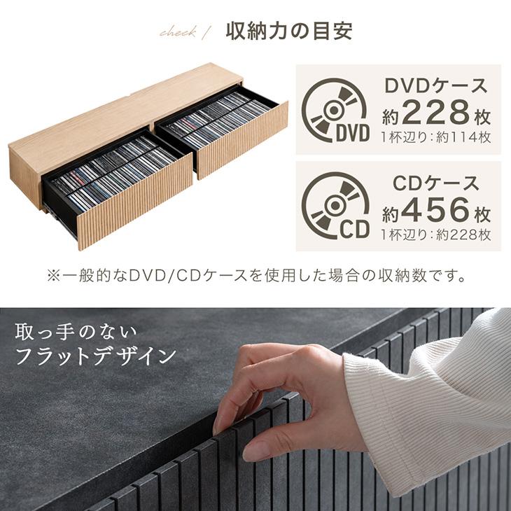 タンスのゲン テレビ台 180 完成品 日本製 ローボード テレビボード