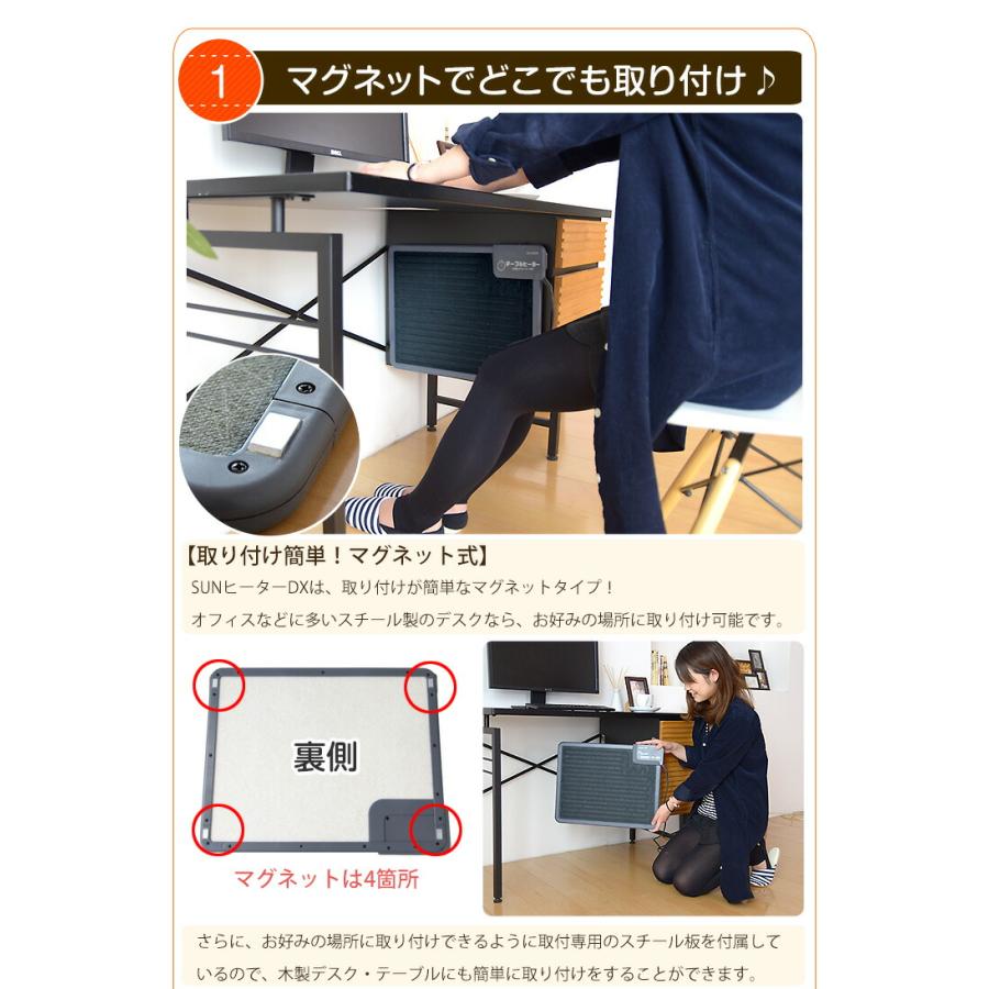 デスクヒーター パネルヒーター 電気パネルヒーター 2個セット パネル