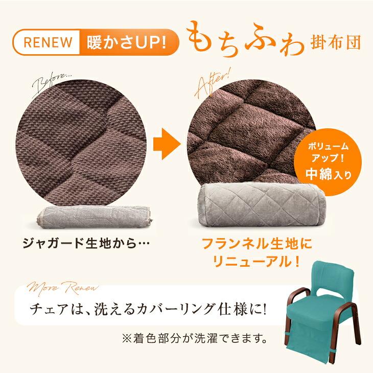 タンスのゲン こたつ パーソナルこたつ 3点セット 長方形 こたつセット
