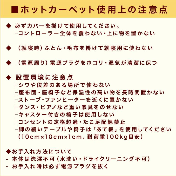 タンスのゲン 本日+4% ホットカーペット 2畳 おしゃれ 2点セット 185