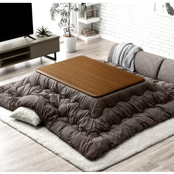 タンスのゲン こたつ 2点セット 120×80 こたつテーブル こたつ布団