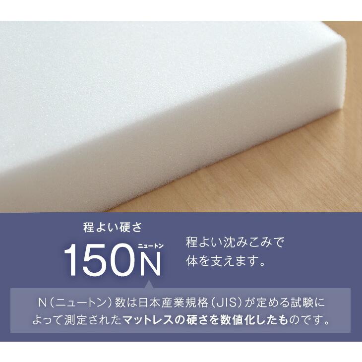 タンスのゲン 17日P15%〜 マットレス 三つ折り 日本製 高反発