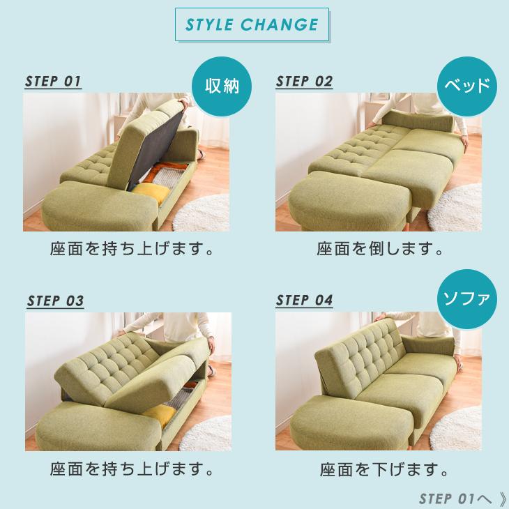 タンスのゲン 25日P14%〜 ソファー 2人掛け ソファ 北欧