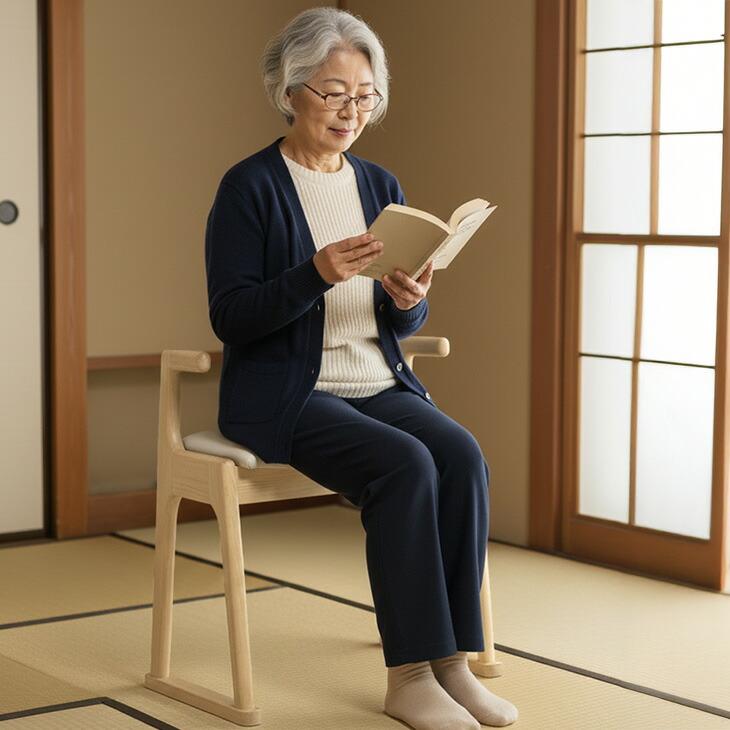 タンスのゲン 27日超お得 チェア 肘付き 完成品 天然木 ダイニング