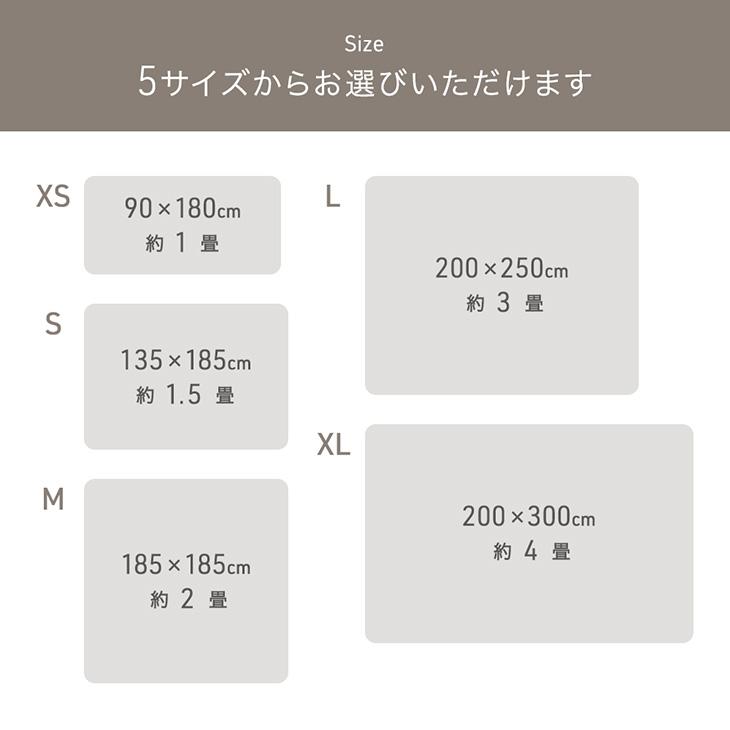 ラグ カーペット ラグマット 100cm ホットカーペット対応 ．別のサイズあり 319162_01.jpg