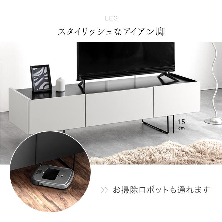 タンスのゲン テレビ台 幅150cm 完成品 大川家具 ステンレス天板