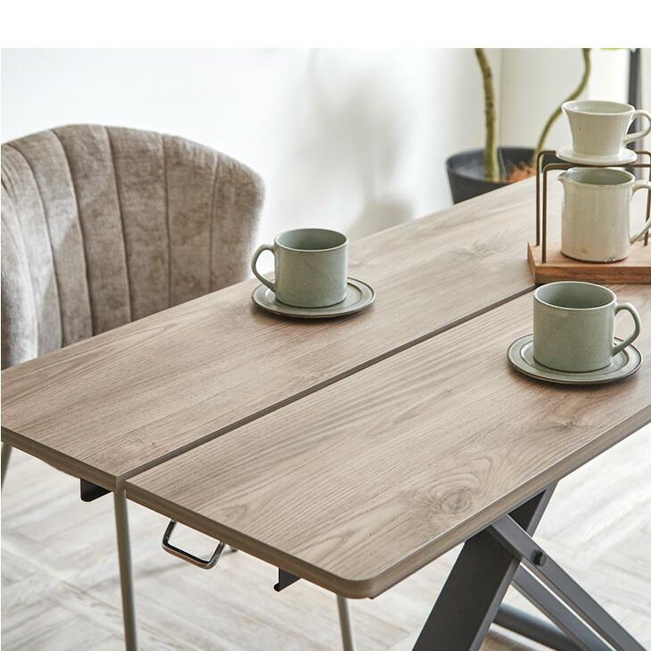 タンスのゲン 25日正午〜+3% 昇降式テーブル センターテーブル 昇降