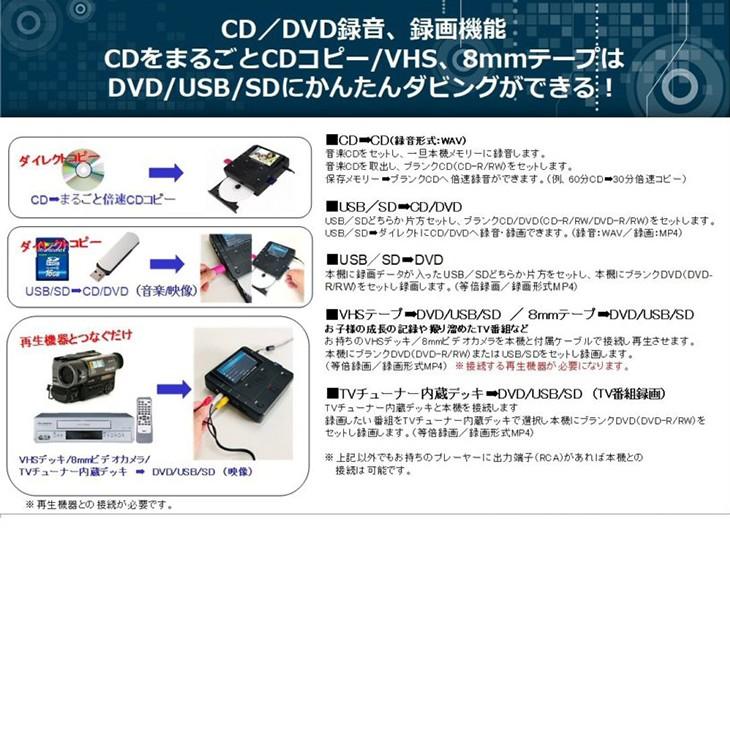 ダビング機 録右ェ門 録画 録音 簡単 ダビング CD DVD VHS 8ｍｍビデオ ダイレクトメディアレコーダー DMR-0720