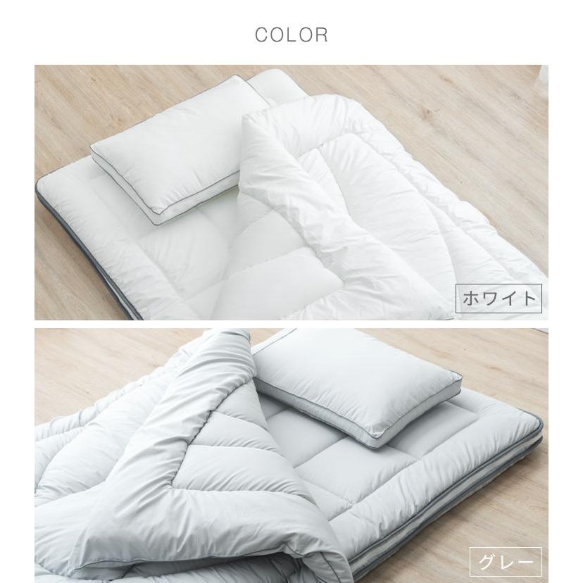 タンスのゲン 布団セット ダブル 9点 安い 洗える 敷布団 掛布団 枕