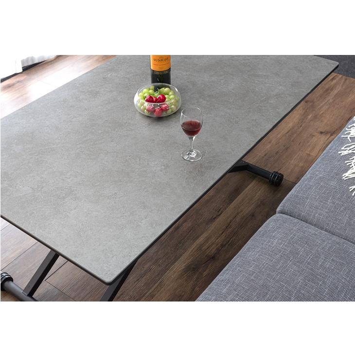 【美品】セラミック 昇降テーブルのみ 140cm　ダイニング　ローテーブル タンスのゲン 10日+5% セラミック 昇降テーブル 140cm リフティング