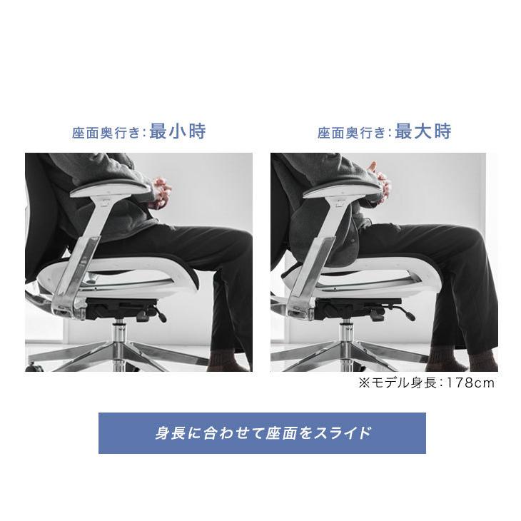 タンスのゲン オフィスチェア メッシュ ヘッドレスト ハイバック