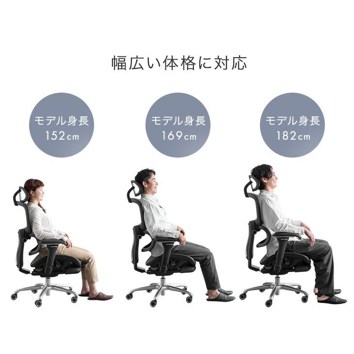 タンスのゲン オフィスチェア 人間工学 リクライニング メッシュ