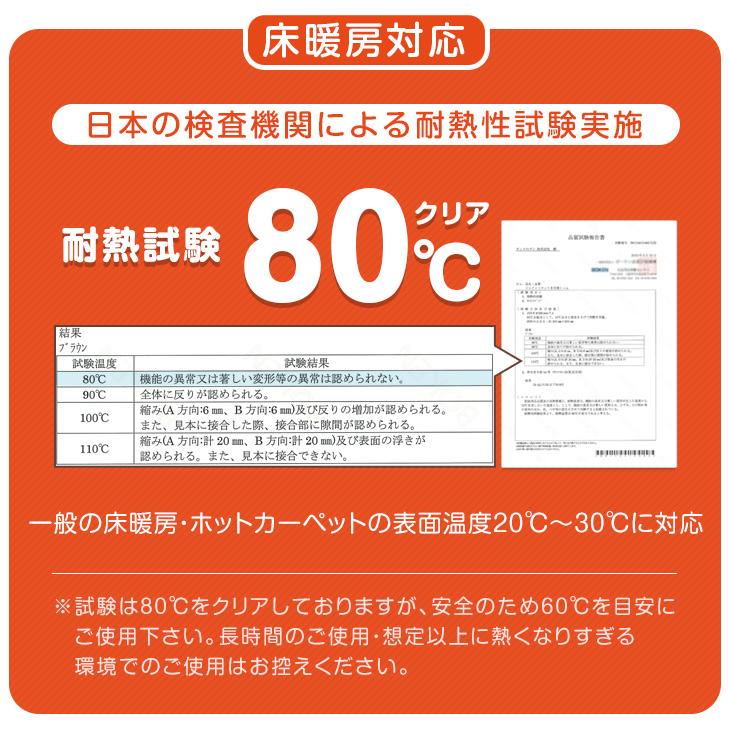 ジョイントマット 59cm 64枚 12畳 大判 大理石調 洗える 大理石 フロアマット 床暖房対応 抗菌 防臭 防音｜tansu｜15