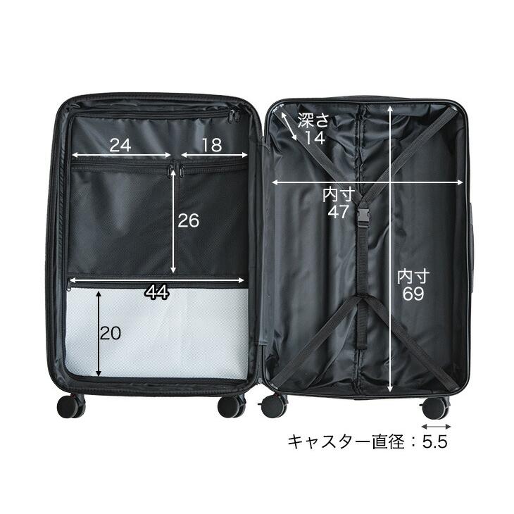大容量　軽量　スーツケース 本体　高品質　Lサイズ　XLサイズ　ブラック スーツケース 大容量 Lサイズ 111L 拡張 キャリーケース 4泊5日 消音