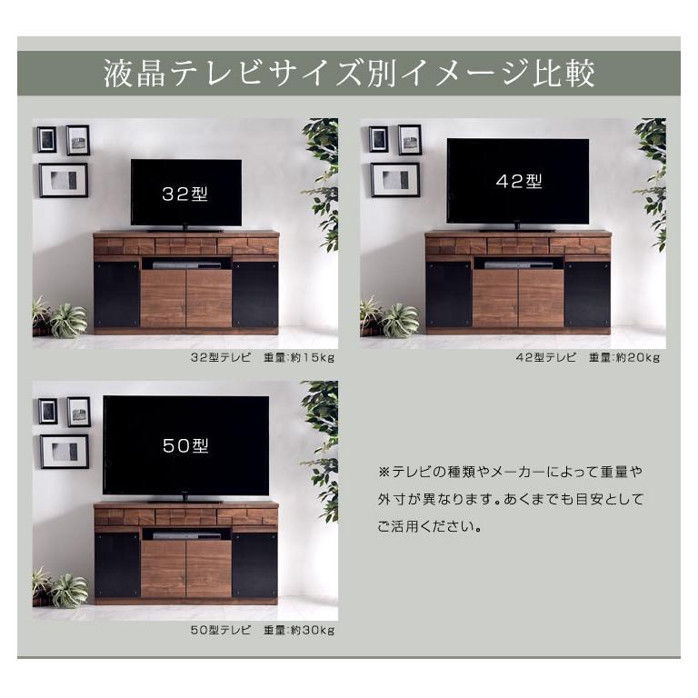 タンスのゲン 本日+4% テレビ台 ハイタイプ 幅120cm TV台 収納 木製