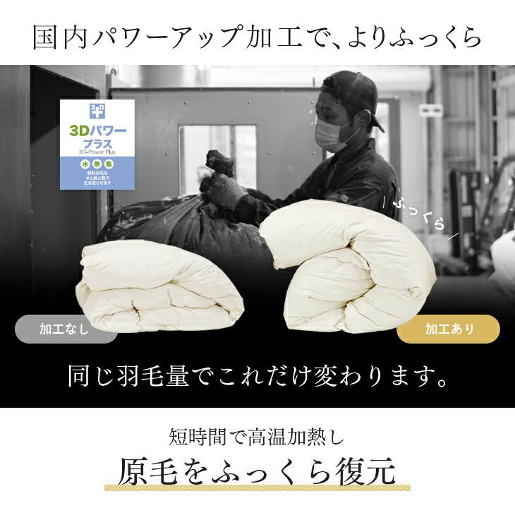 タンスのゲン 15日+5% 羽毛布団 セミダブル 掛布団 暖かい 羽毛