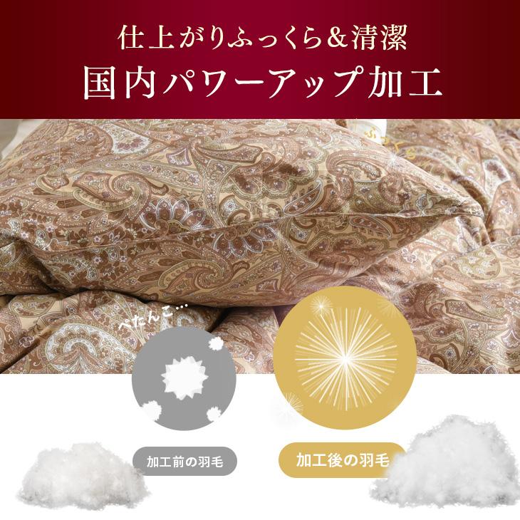 タンスのゲン 羽毛布団 ダブル マザーグース ダウン95% 2層 タンスのゲン 羽毛布団 ダブル マザーグース ダウン95% 2層