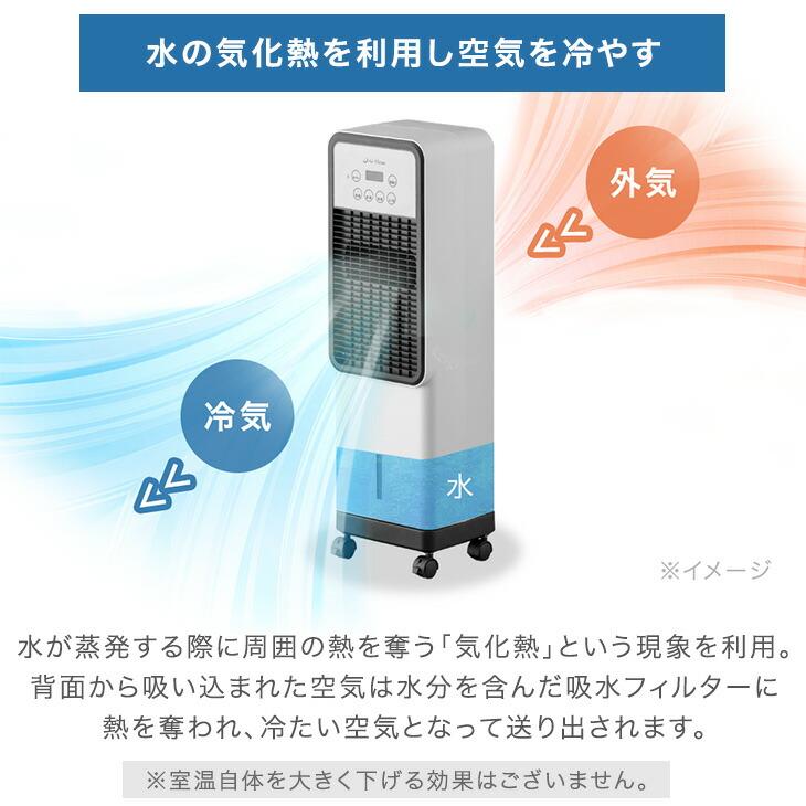 タンスのゲン 5日+5% 冷風扇 小型 強力 冷風機 保冷剤付 扇風機 暑さ