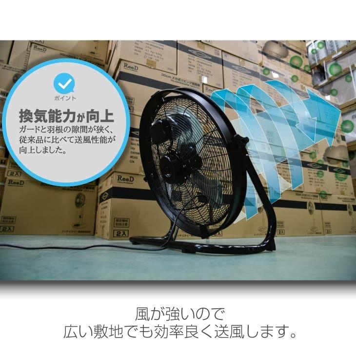 扇風機 大型 超 ハイパワー 50cm 業務用 体育館 据え置き 工場扇風機