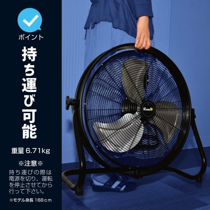 巨大型 工業用　扇風機 直径50cm 扇風機 大型 超 ハイパワー 50cm 業務用 体育館 据え置き 工場扇風機