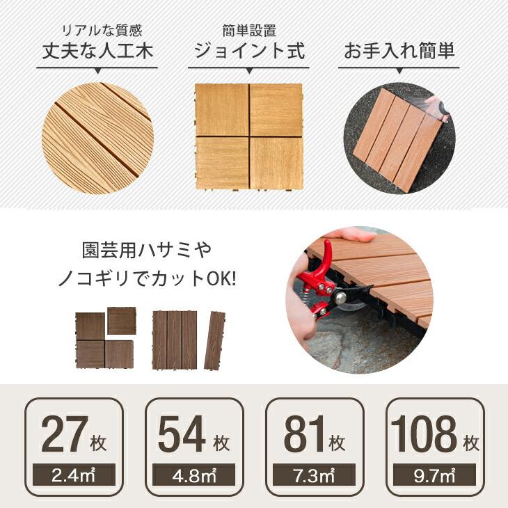 タンスのゲン 1日P16%〜 ウッドパネル ウッドデッキ 人工木 108 タンスのゲン 1日P16%〜 ウッドパネル ウッドデッキ 人工木 108