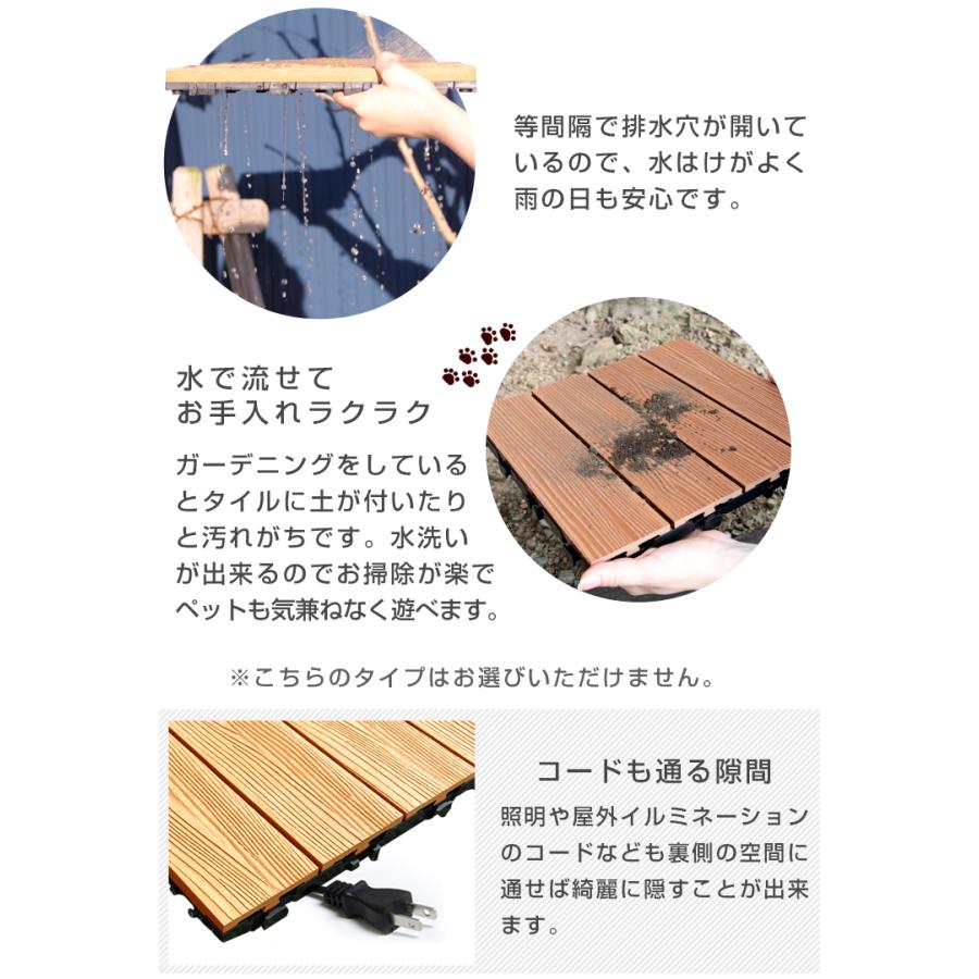 タンスのゲン ウッドパネル ウッドデッキ 人工木 135枚セット タンスのゲン ウッドパネル ウッドデッキ 人工木 135枚セット