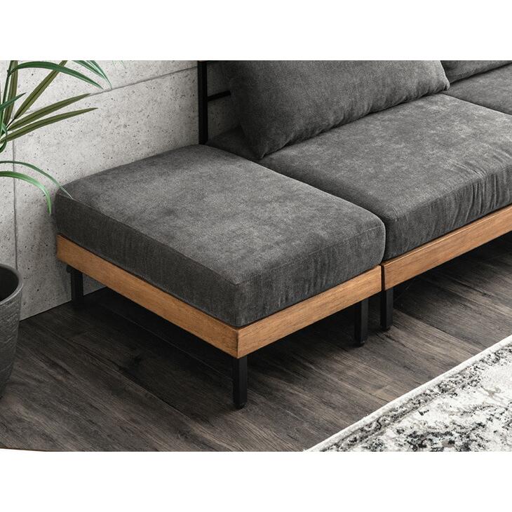 タンスのゲン　オットマン 【新品未使用】 タンスのゲン ユニットソファ オットマン 単品 洗える おしゃれ ソファ