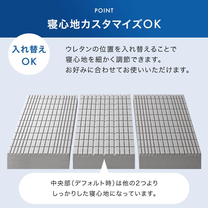 タンスのゲン マットレス シングル 高反発マットレス 超極厚20cm 硬め