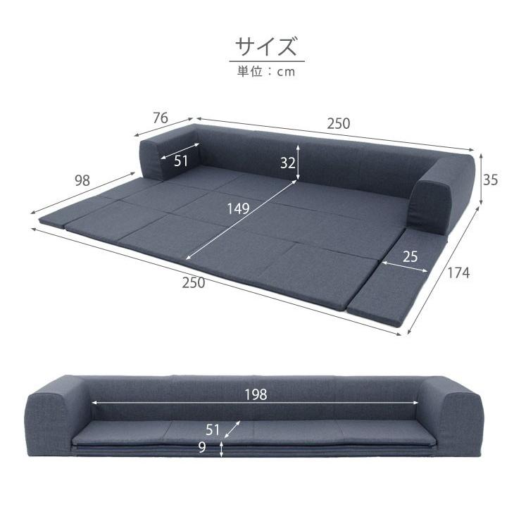 【最安値】ヴェルグ フロアソファ ローソファ 3人掛け こたつソファ 新品送料込 タンスのゲン ソファー 3人掛け おしゃれ ソファ 洗える L字 ロー