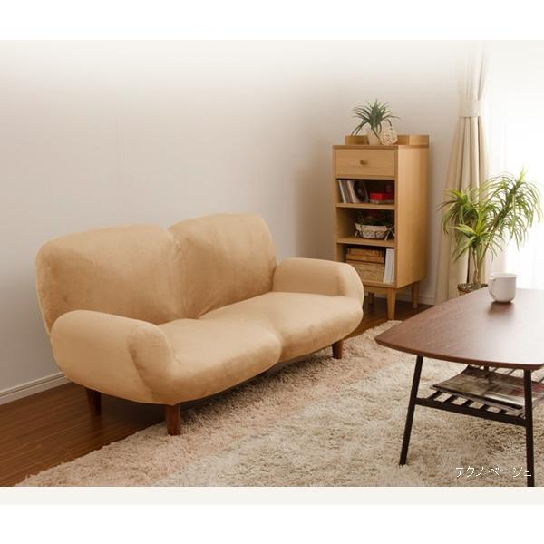 ソファ 二人掛け SUICA 2P 2人 日本製 リクライニング ローソファ