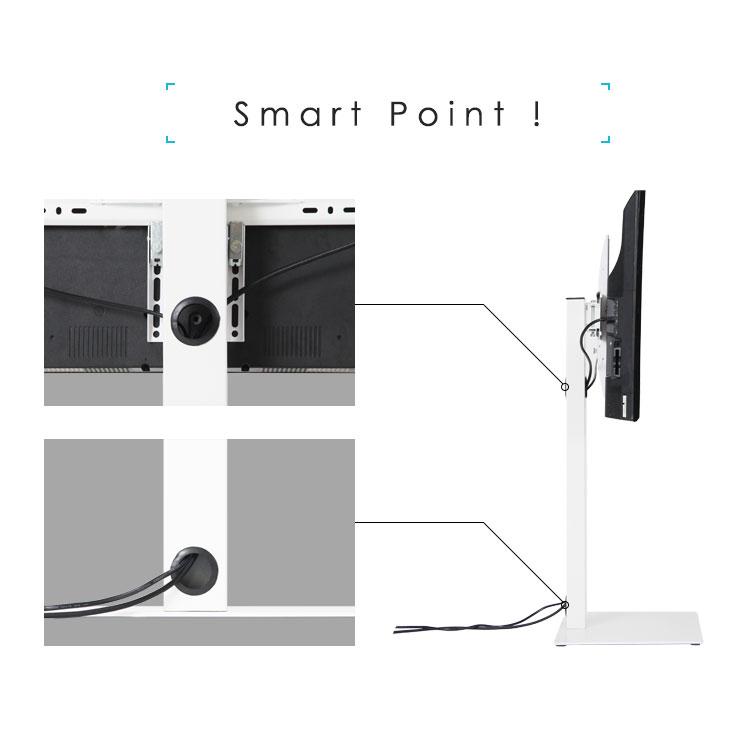 テレビ台 テレビスタンド ロータイプ 壁寄せ 首振り 自立式 壁掛け風 32〜65インチ対応 ハイタイプ TV台 壁寄せテレビ台 おしゃれ リビング 北欧｜tansu｜09