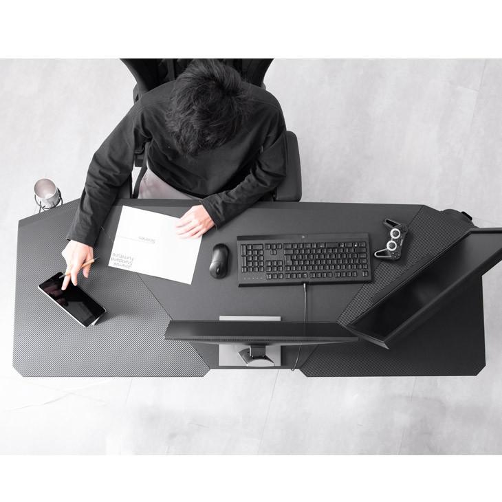 新品！カウンターテーブル 収納機能付き 省スペース パソコンデスク BLACK 楽天市場】デスク 収納付きデスク 幅115 収納 パソコンデスク 省