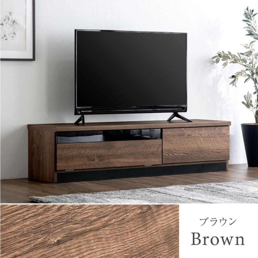 モダン テレビ台、ローボード、TVラック、黒目 幅140cm Used/キレイ タンスのゲン テレビ台 ローボード おしゃれ 収納 140cm テレビボード