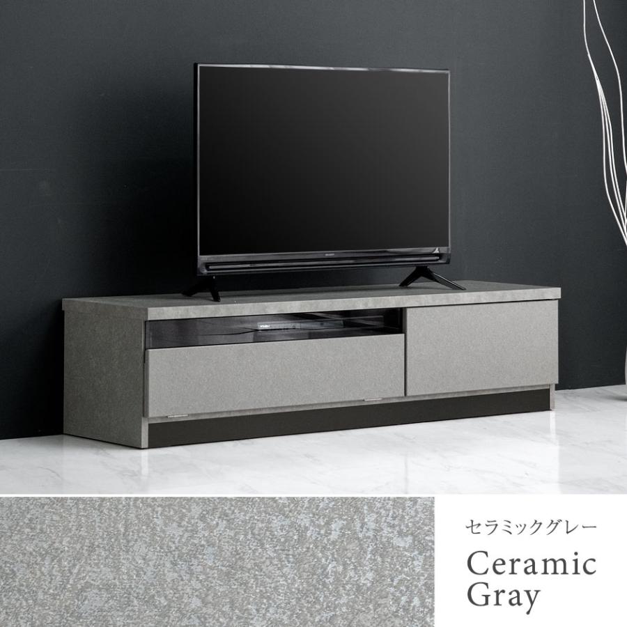 モダン テレビ台、ローボード、TVラック、黒目 幅140cm Used/キレイ テレビ台 ローボード テレビボード 140cm 完成品 日本製 おしゃれ TV台