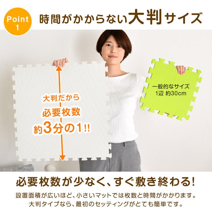 ネットで売り切れ中　大人気　ジョイントマット  厚さ2cm  3畳分 定価6500円　大判 タンスのゲン ジョイントマット 防炎 厚手 2cm 大判 3畳 16枚 防音