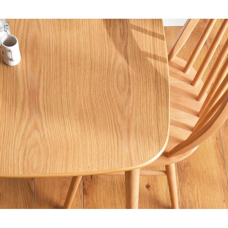 ダイニングテーブル おしゃれ 北欧 テーブルのみ 135cm 長方形 木製 ウォールナット オーク 天然木 テーブル シンプル カフェ ダイニング｜tansu｜06