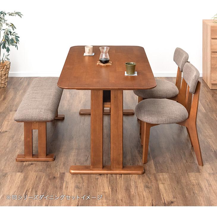 タンスのゲン ダイニングベンチ 100 単品 2人用 ファブリック ベンチ