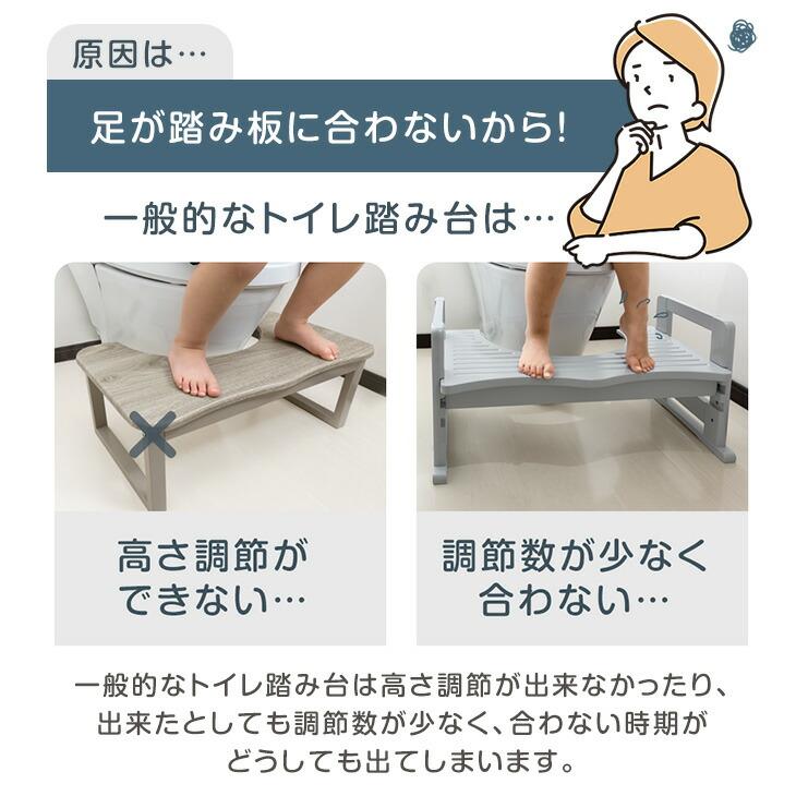 かわいいトイレ踏み台 グレー サイズ29トイトレ応援 トイレ トイレ用品 こども 子供 踏み台 男の子 女の子 足台 ステップ 楽天市場】トイレ 踏み台 高さ調節 6段階 2way 耐荷重200kg トイレの