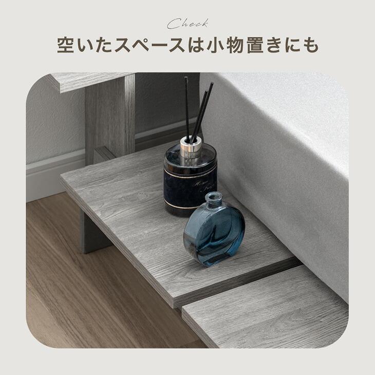 タンスのゲン ベッド クイーン ステージベッド ベッドフレーム 単品