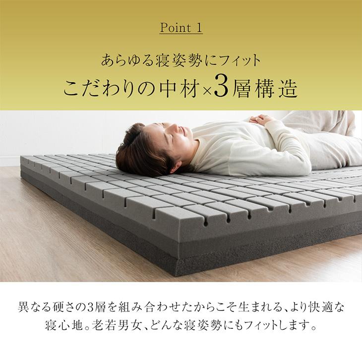すのこベッド マットレス　ホワイト　クイーン タンスのゲン 本日+5% ベッド マットレス付き クイーン おしゃれ 木製